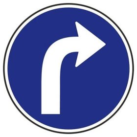 Dopravní značka – Přikázaný směr jízdy vpravo