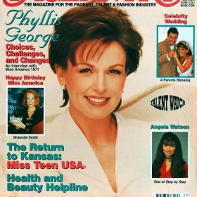 Pageantry magazine Winter 1995 featuring Miss America 1971 Phyllis George