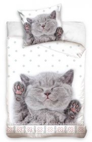 Povlečení Spící koťátko - dekoreo