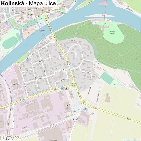 Kolínská - mapy | Kurzy.cz