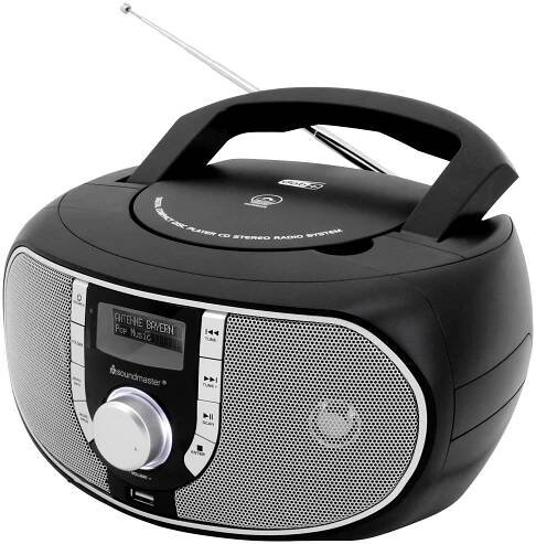 soundmaster SCD1700SW CD-rádio DAB+, FM AUX, CD, USB černá