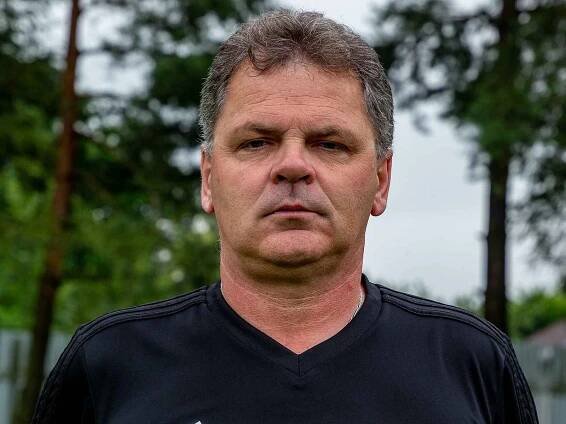 Josef Jadrný, trenér Lokomotivy Petrovice.