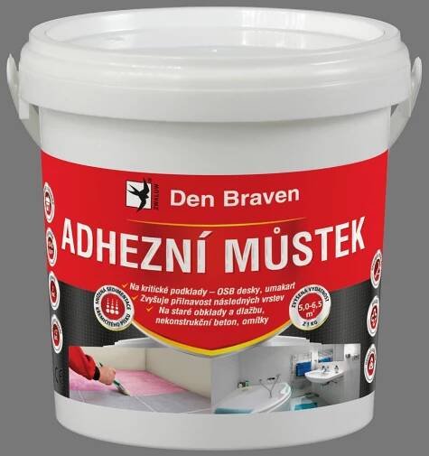 DEN BRAVEN Adhézny mostík koncentrát vedro 5 kg ružová