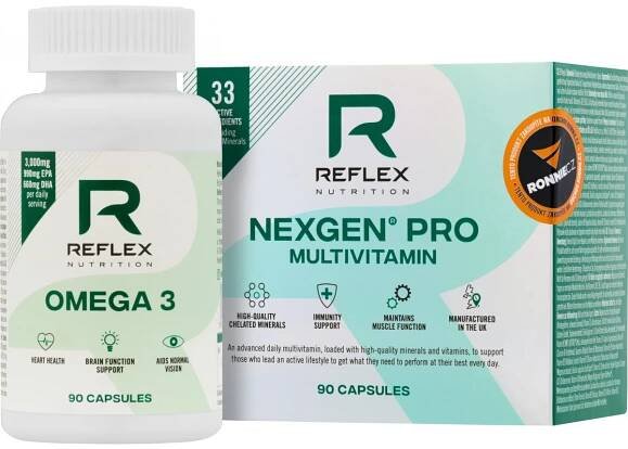 Reflex Nexgen Pro + Omega 3 90 + 90 cps.