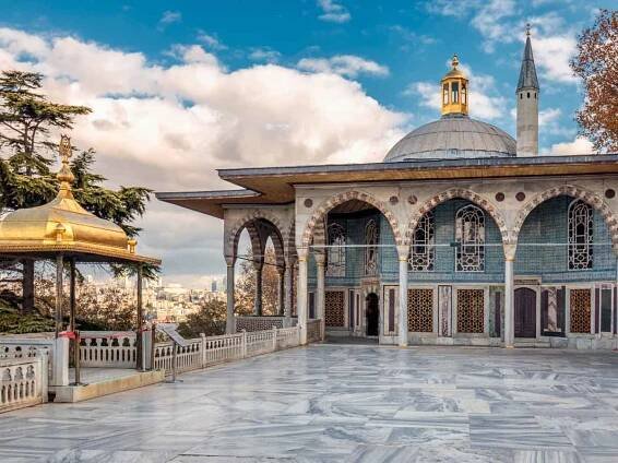 Topkapi Palace is one of the places to go for the best views of Istanbul.