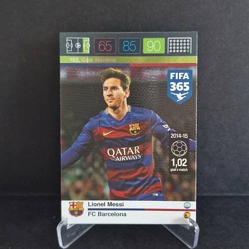 SP Messi Fc Barcelona Goal Machine 163 Panini Fifa 365 2016