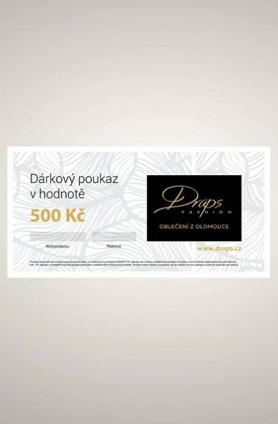 Dárkový poukaz 500 Kč