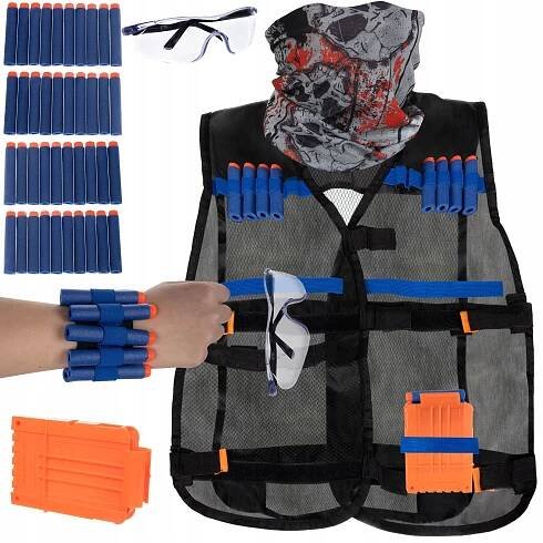 TAKTICKÁ BOJOVÁ VESTA NERF S PŘÍSLUŠENSTVÍM