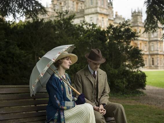 Panství Downton - Epizoda 8 - Z filmu - Laura Carmichael, Harry Hadden-Paton
