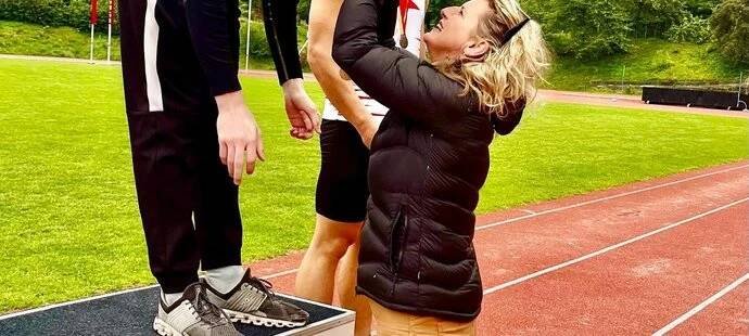 Kateřina Nekolná je na svého syna právem hrdá.