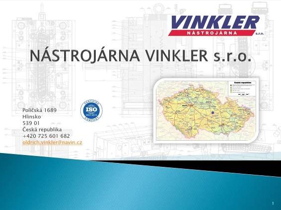 Profil firmy nástrojárna Vinkler s.r.o.