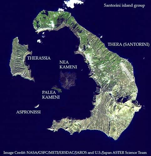 Santorini geology, Santorini volcano - Santorini.net