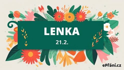 Přání k svátku pro Lenku: Originální a vtipné přání