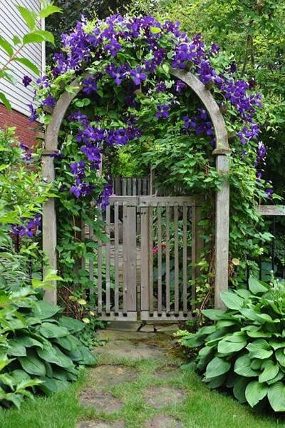 13 Garden Arbor Ideas To Complete Your Garden Aesthetic - MORFLORA | Beautiful gardens, Garden vines, Dream garden