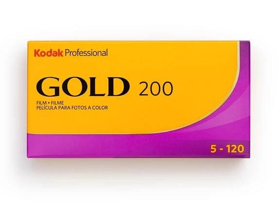 Kodak Professional Gold 200 120 Film (5 Pack)