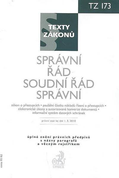 Správní řád, Soudní řád správní, právní stav ke dni 1. 5. 2010 | KNIHCENTRUM.cz