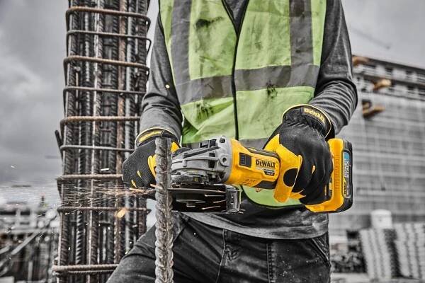 DeWalt DCG405H2T aku bezuhlíková úhlová bruska 125mm, 18V/2*5Ah PowerStack, kufr TSTAK