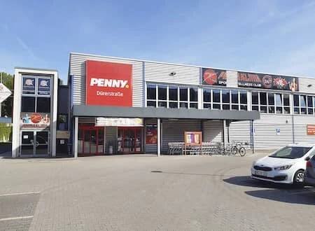 Sie sehen den Eingang vom Penny Markt in Plauen Duererstrasse 14
