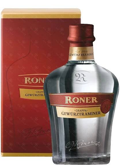 Grappa Roner Gewurztraminer 700 ml v kartonu