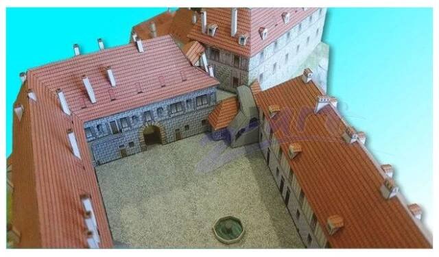Hrad a zámok Český Krumlov 1:400
