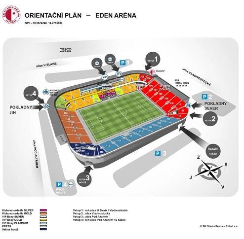 Multifunkční EDEN Arena - sport i koncerty | Residence Trafick