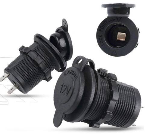 1-10PCS 12V autozásuvka/zásuvka/samice/nabíječka/adaptér/vodotěsný nabíjecí adaptér pro auto, loď, motocykl, traktor, zásuvka