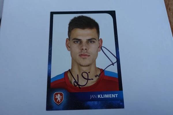 Autogram - Fotbal - Česká fot. repre - Jan Kliment - ofic karta