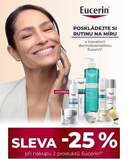 Sleva 25% na kosmetiku značky Eucerin