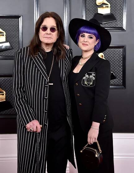 Ozzy Osbourne and Kelly Osbourne attend the 62nd Annual GRAMMY Awards at Staples Center on January 26, 2020 in Los Angeles, California. 