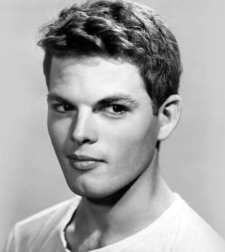 Portrait of a 20 year old Hollywood actor, movie child star Dickie Moore