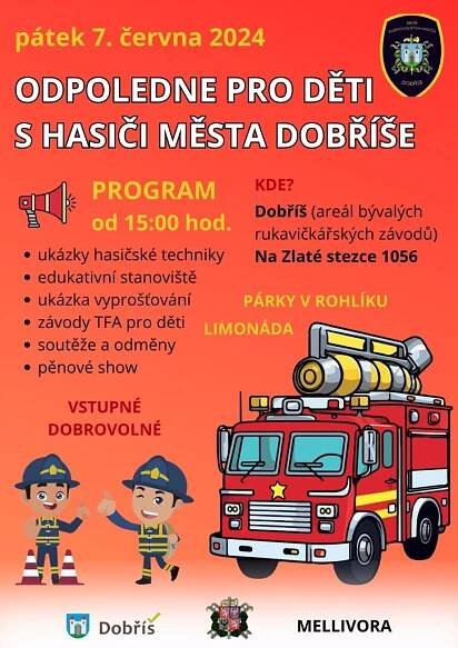 ODPOLEDNE PRO DĚTI S HASIČI MĚSTA DOBŘÍŠE - NAŠE Dobříšsko