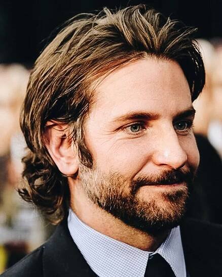 best long hairstyles men medium bradley cooper - Luxe Digital