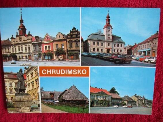 CHRUDIM a okolí (Československo) - Pohlednice místopis