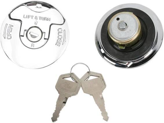 DRAG SPECIALTIES LOCK GAS CAPS VENT N/VENT (011549-BX-LB1) 011549-BX-LB1