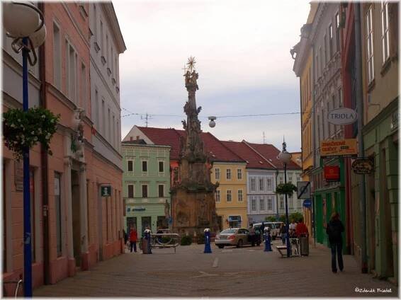 Sousoší Nejsvětější Trojice z Panské  ulice ,od FZ