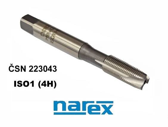 Závitník strojní M8x0,75 HSS ISO1 B s lamačem, Narex