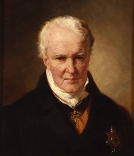 Gemälde: Julius Friedrich Anton Schrader: Alexander von Humboldt, um 1858