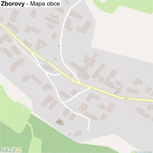Zborovy - mapy | Kurzy.cz