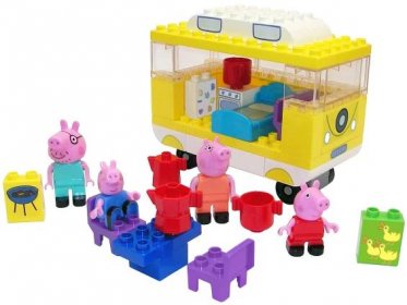 BIG PlayBig Bloxx Peppa Pig Karavan s příslušenstvím