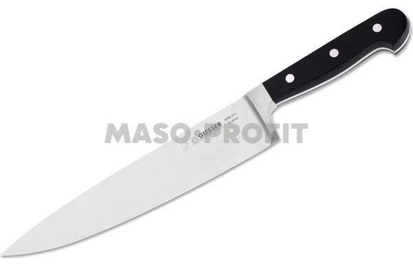 Giesser Kovaný kuchařský nůž (15-30cm) Nůž kuchařský G 8280 23cm černý