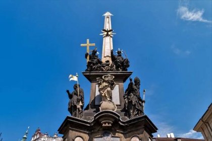 Zásah blesku poškodil sochu svatého Václava na Malostranském náměstí