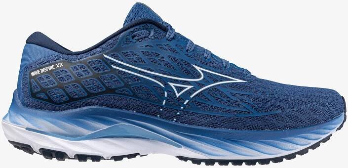 Mizuno Wave Inspire 20 Federal Blue/White/Alaskan Blue