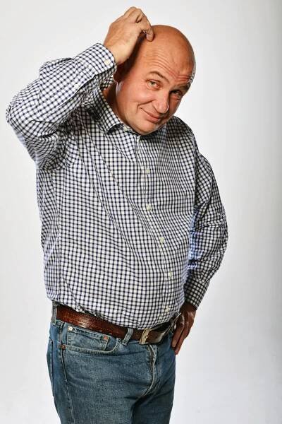 Jiří Antoš. Majitel truhlářské firmy, která se specializuje na výrobu dětských hřišť z akátového dřeva.