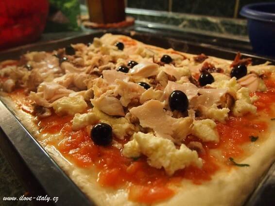 domácí italská pizza