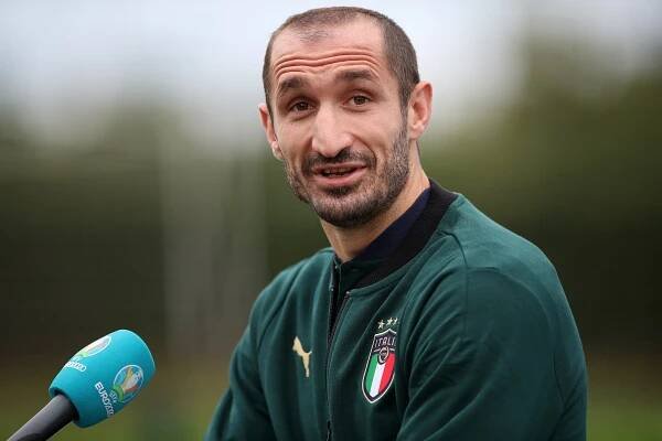 Italy captain Giorgio Chiellini is ready to tackle England head on at Wembley