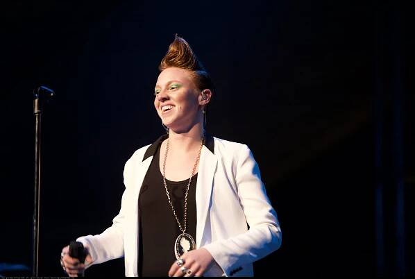 Mohawked Performer