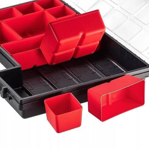 ORGANIZÉR DÍLENSKÝ KONTEJNER 21 ZÁSUVEK KRABIČKA DO GARÁŽE NA ŠROUBKY EAN (GTIN) 5903699457009