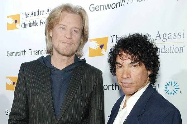 Daryl Hall and John Oates of Hall & Oates arrives to The Andre Agassi Charitable Foundation's 12th Annual Grand Slam for Children at The MGM Grand Garden Arena on October 06, 2007 in Las Vegas, Nevada. 