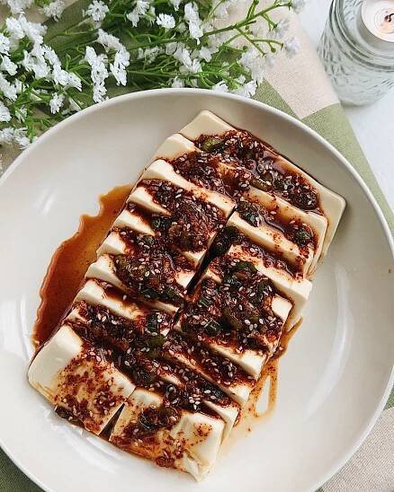 spicy silken tofu