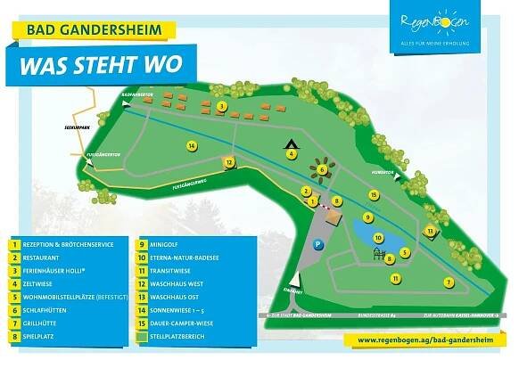Campingplatz Regenbogen Bad Gandersheim (Bad Gandersheim) | PiNCAMP by ADAC
